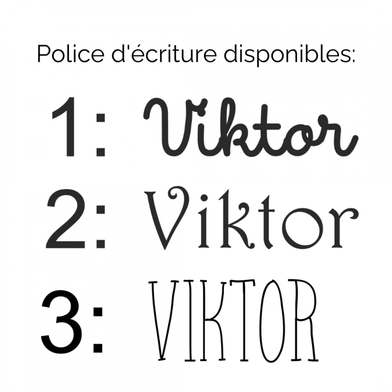 Police d'écriture Viktor - Abraca-bébé