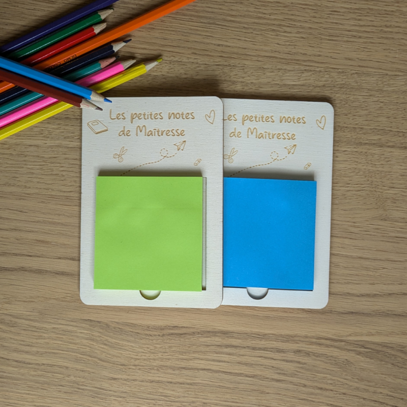 Support en bois- Post-it – Image 5
