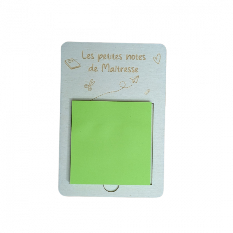 Support en bois- Post-it – Image 3