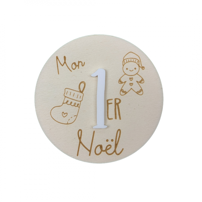 Cartes Étapes de Noël en Bois et PMMA en Relief – Image 2
