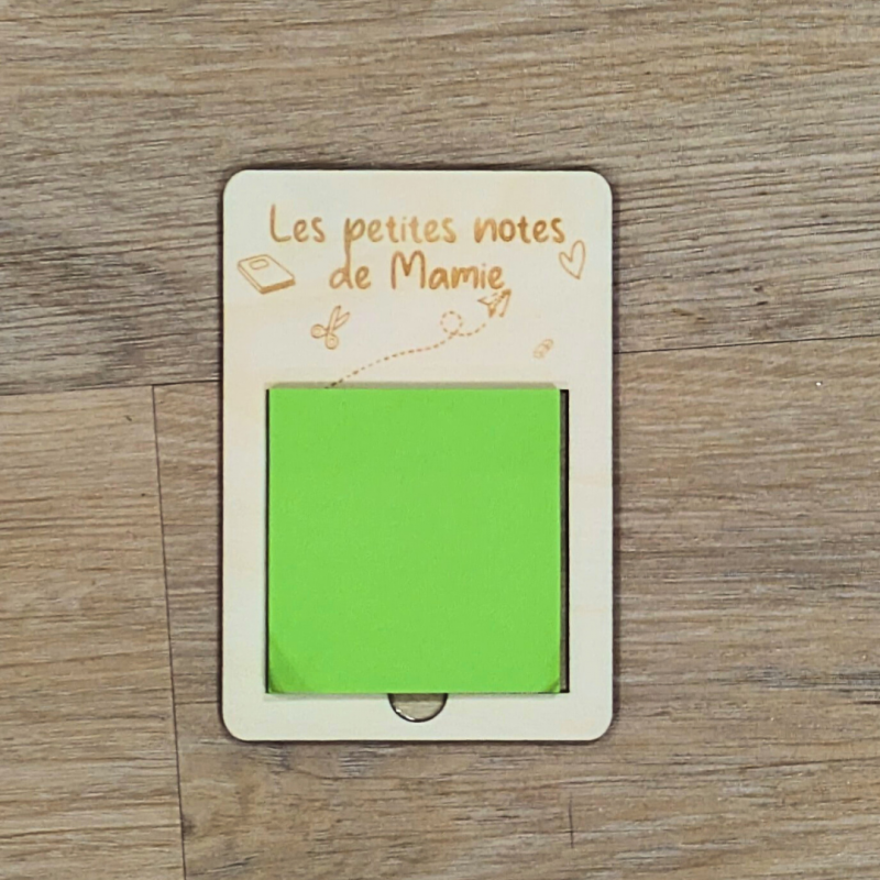 Support en bois- Post-it – Image 6